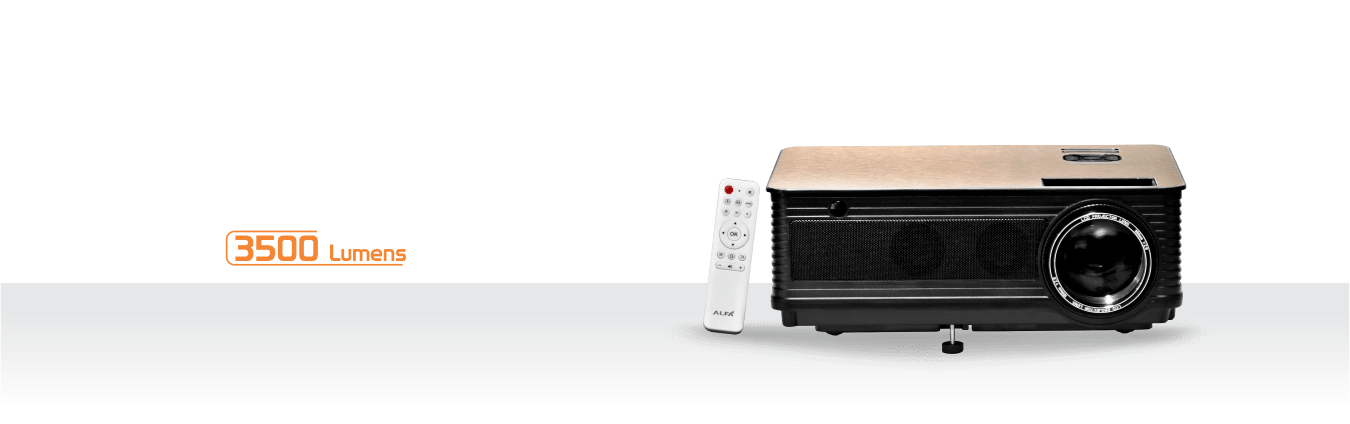 3500 lumens projector